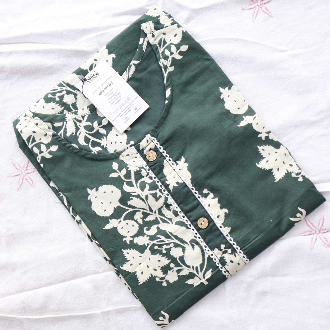 Pure Cotton Printed Kurti