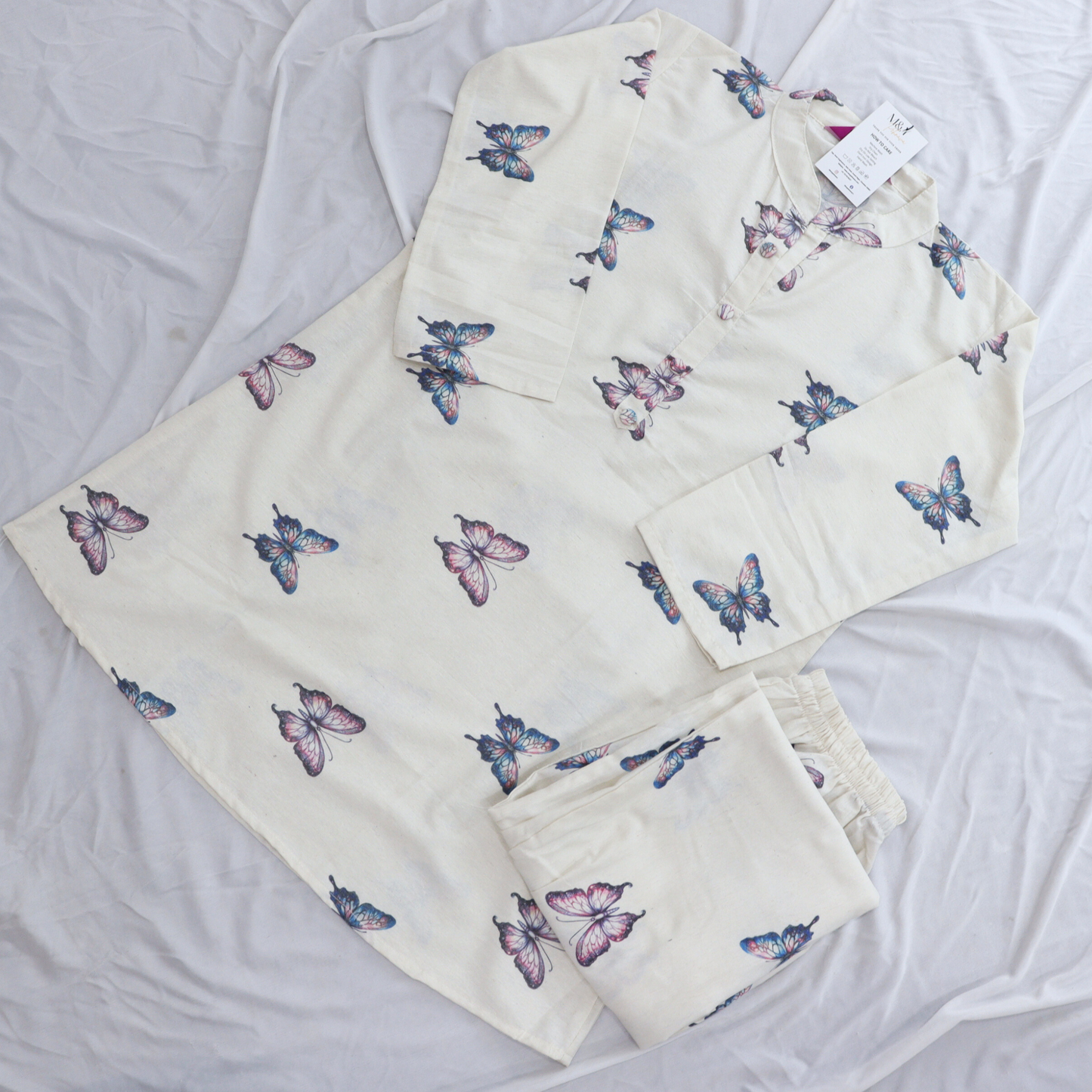 Jute Cotton Printed Co-Ord Set