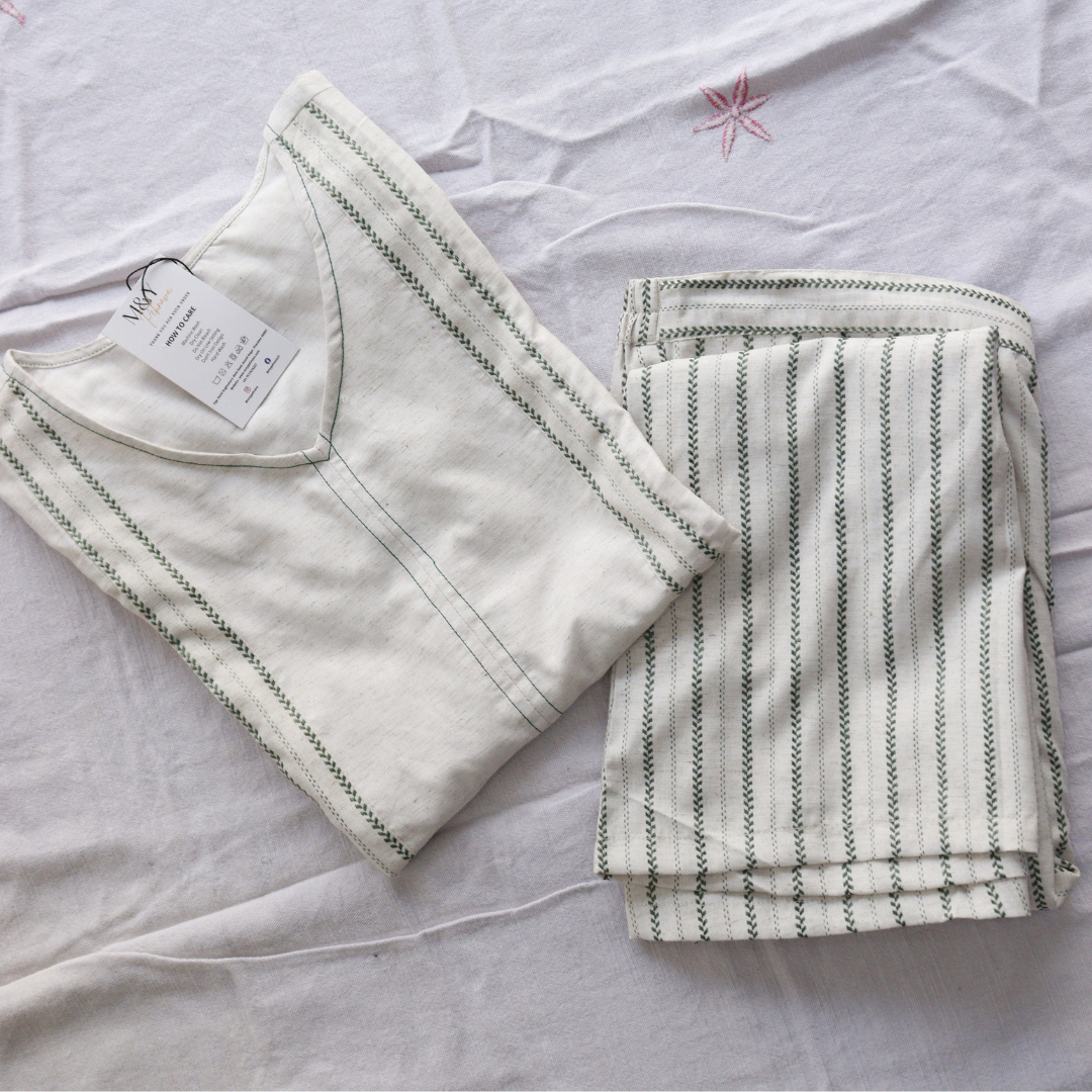 Cream Short Co-Ord Set