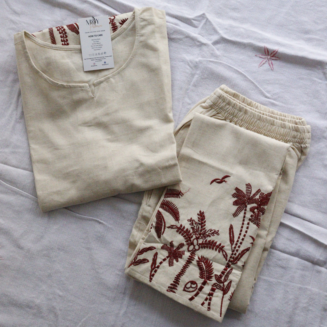 Cream Co-Ord Set