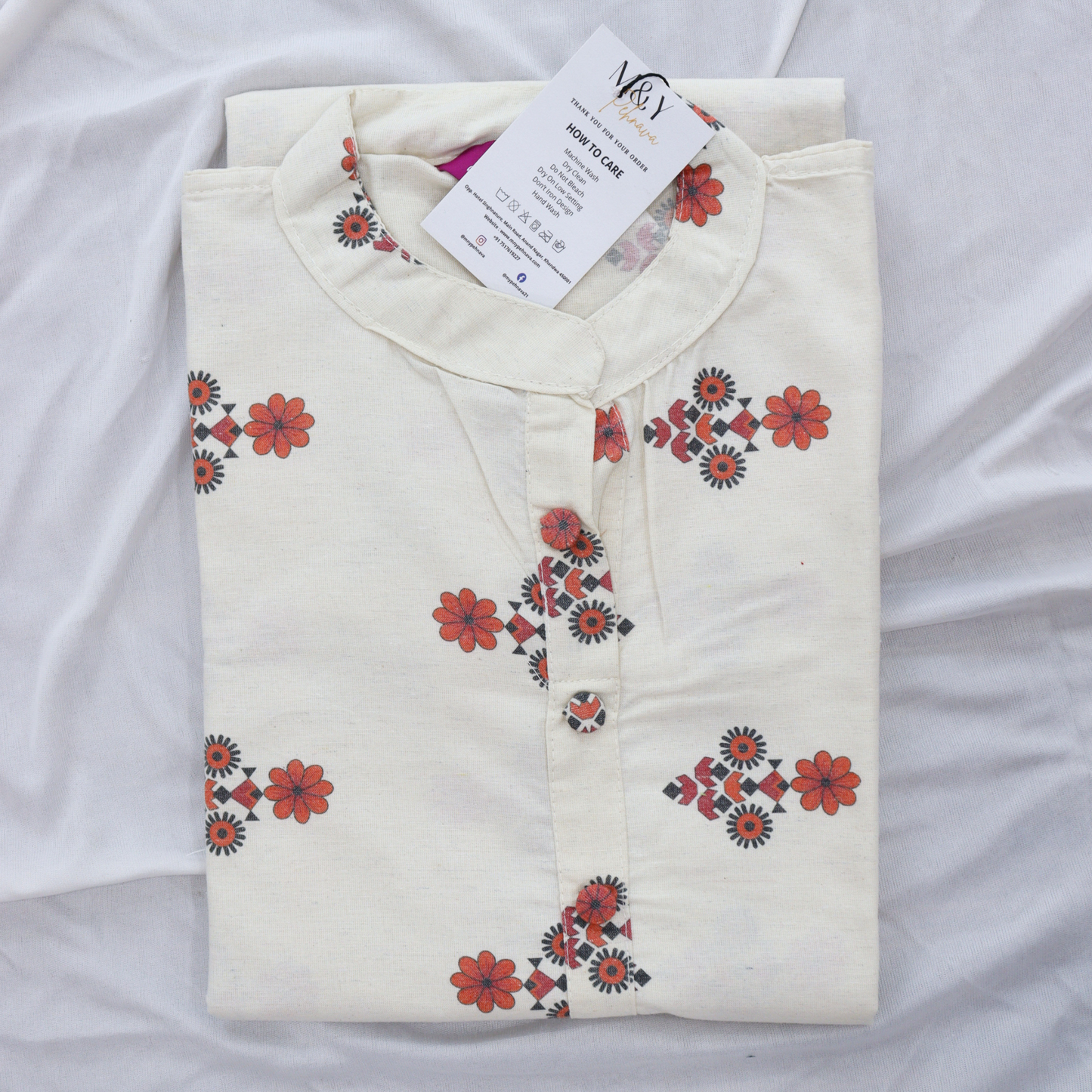 Jute Cotton Printed Co-Ord Set