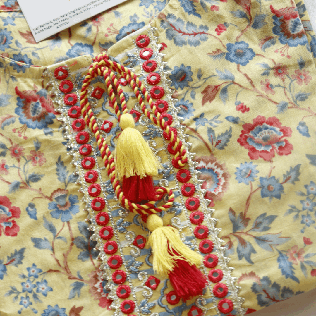 Printed Cotton Straight Kurti - M&Y Pehnava