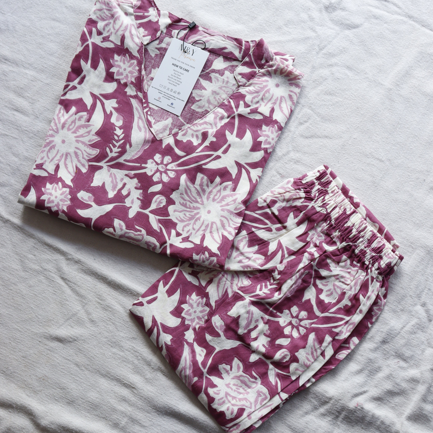 Lilac Cotton Coord Set