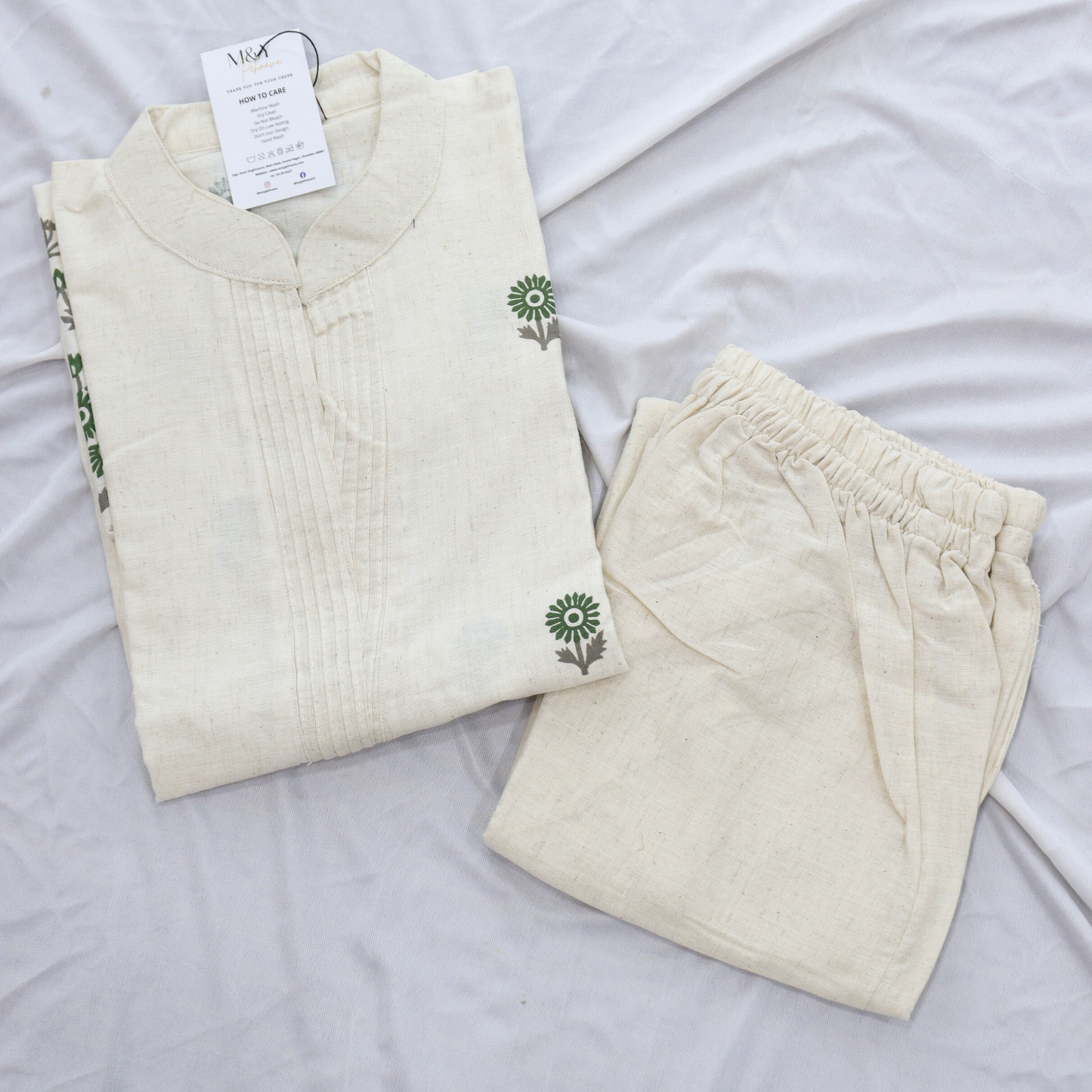 Jute Cotton Printed Co-Ord Set