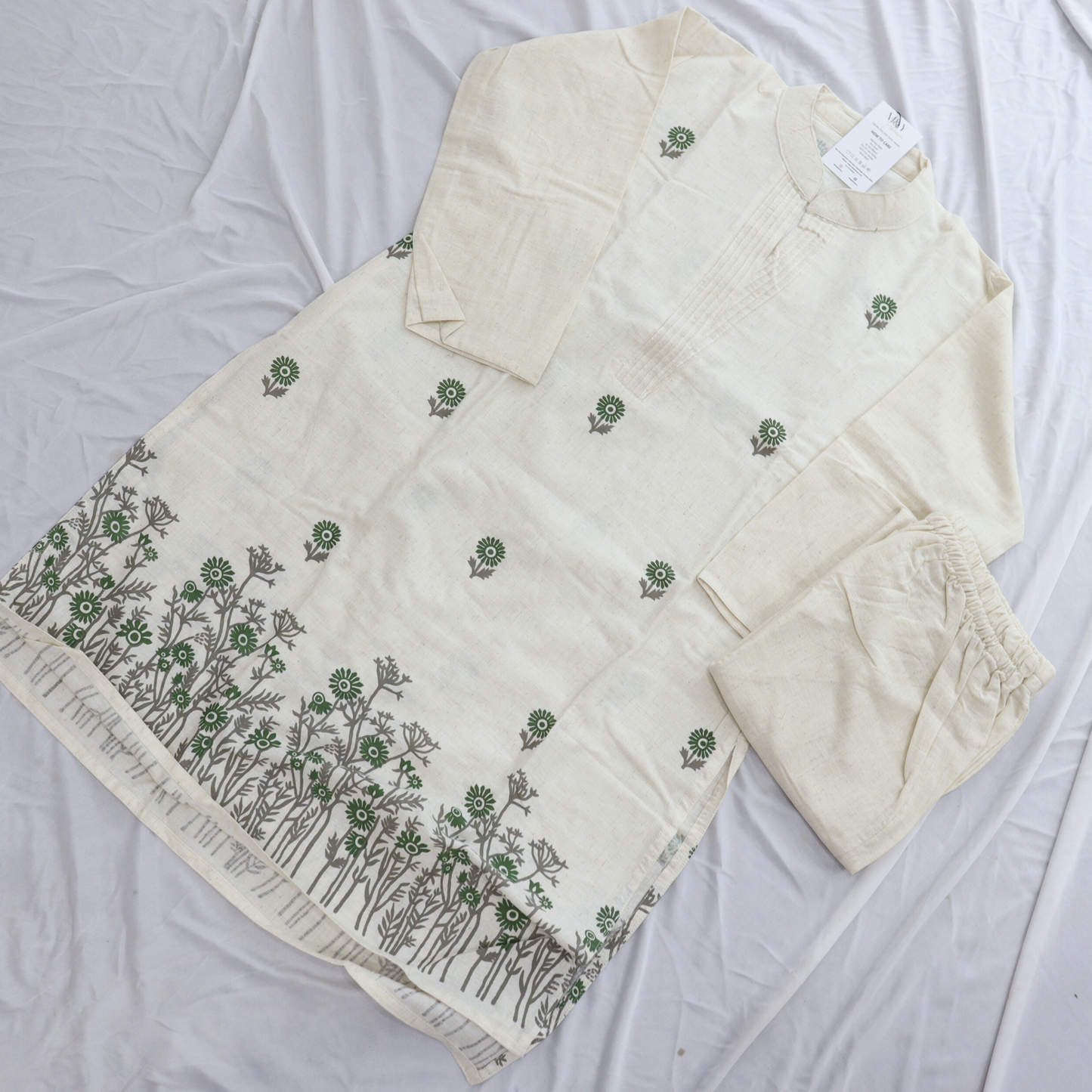 Jute Cotton Printed Co-Ord Set