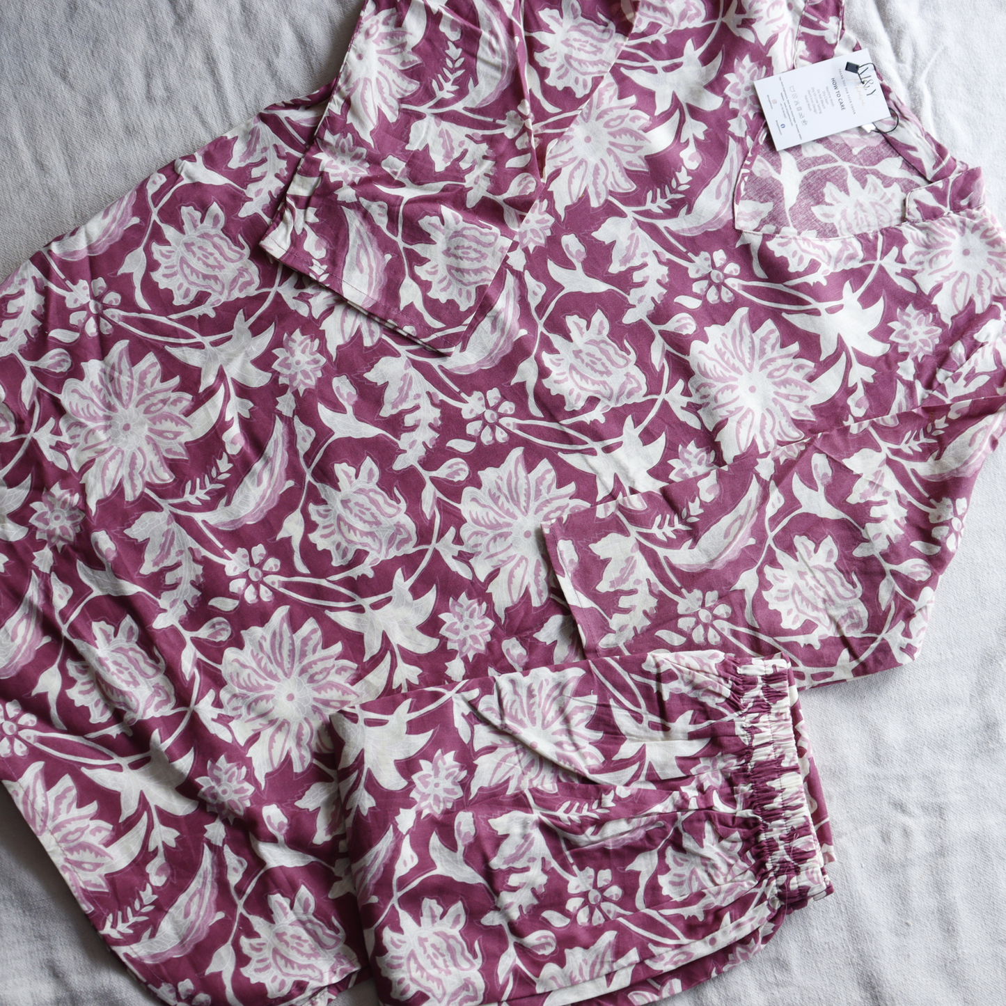 Lilac Cotton Coord Set