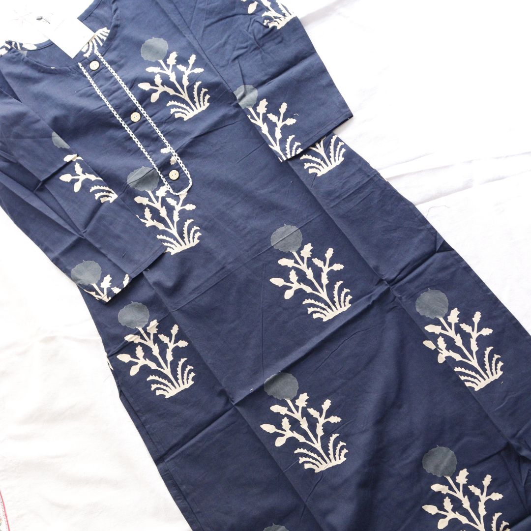 Pure Cotton Printed Kurti