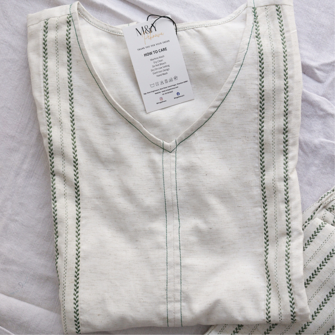 Cream Short Co-Ord Set