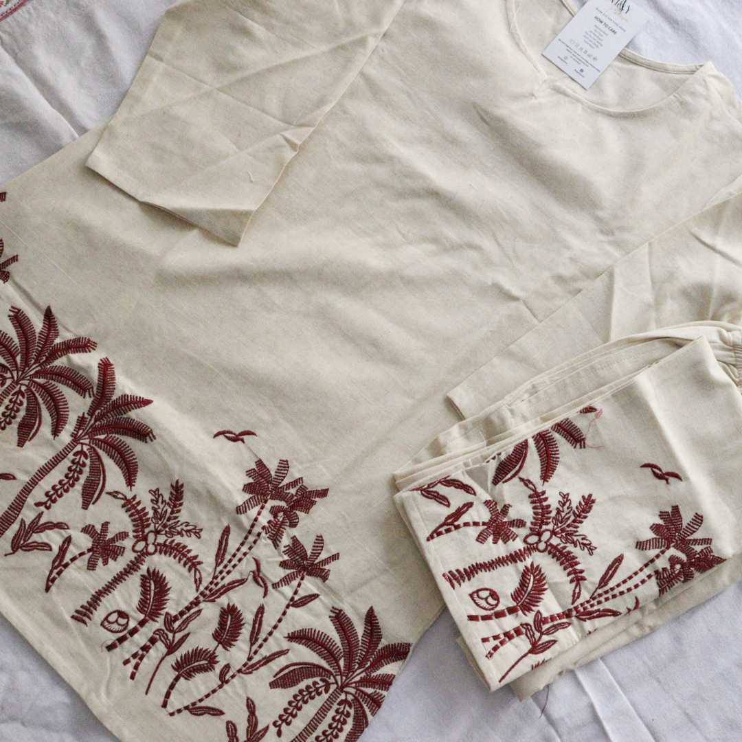 Cream Co-Ord Set