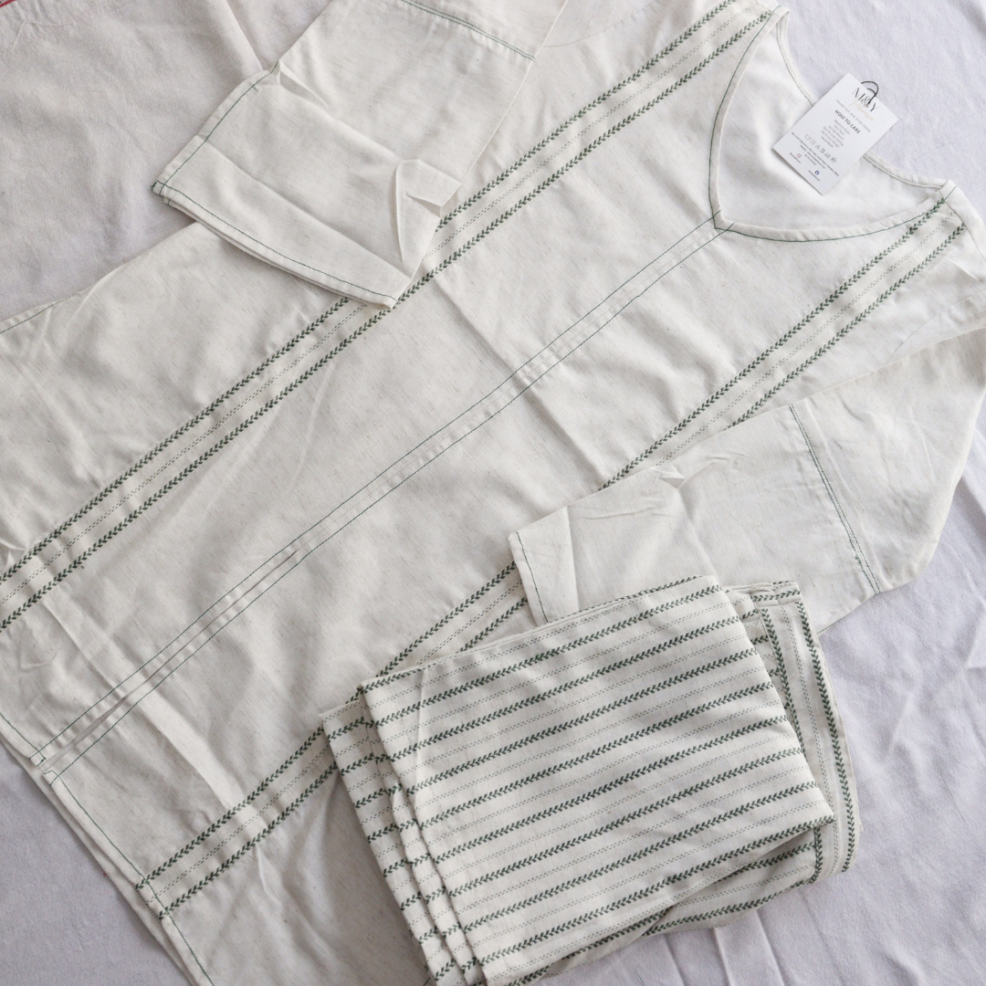 Cream Short Co-Ord Set