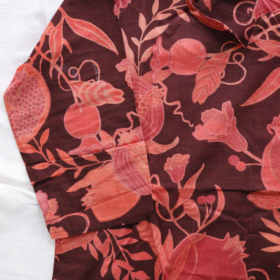 Pomegranate Printed Co-Ord Set