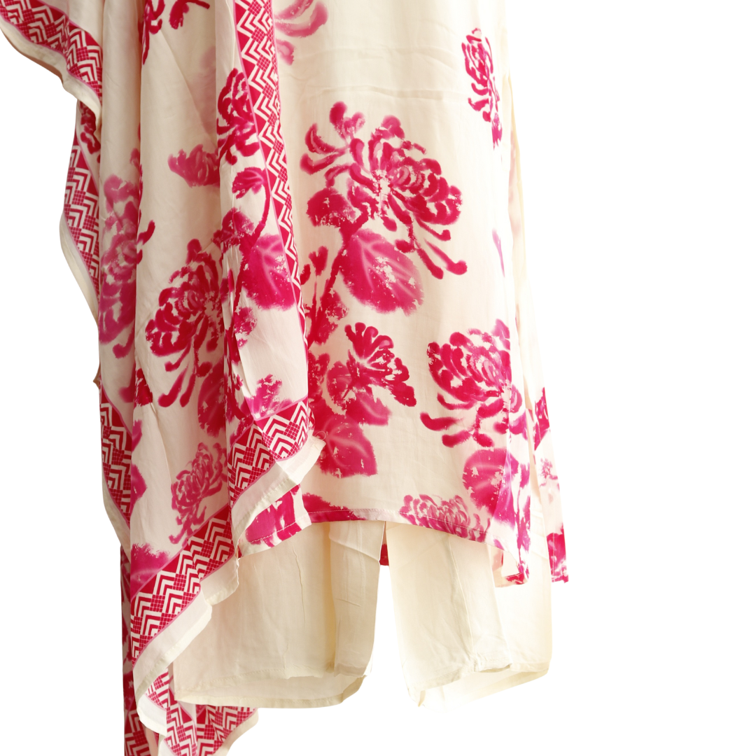 Pure Chinon Hand Brush Painted Suit Set for Women | Ethnic Wear Online – M&Y Pehnava