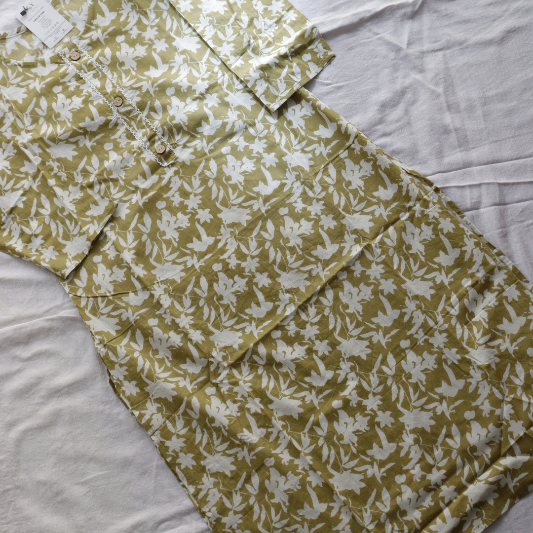Pure Cotton Printed Kurti