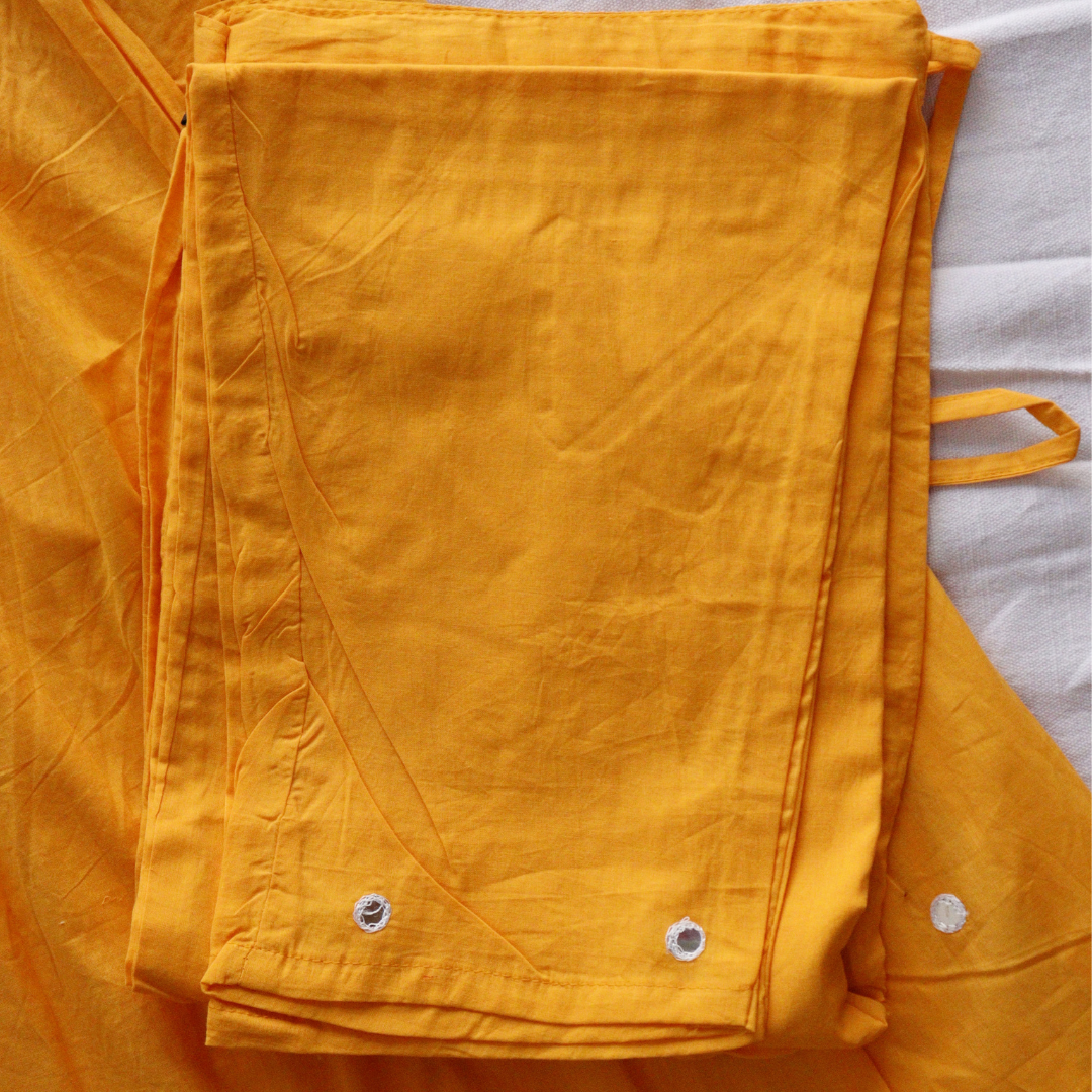 Orange Thread Work Suit Set