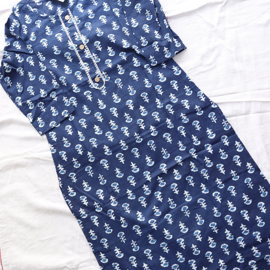 Pure Cotton Printed Kurti