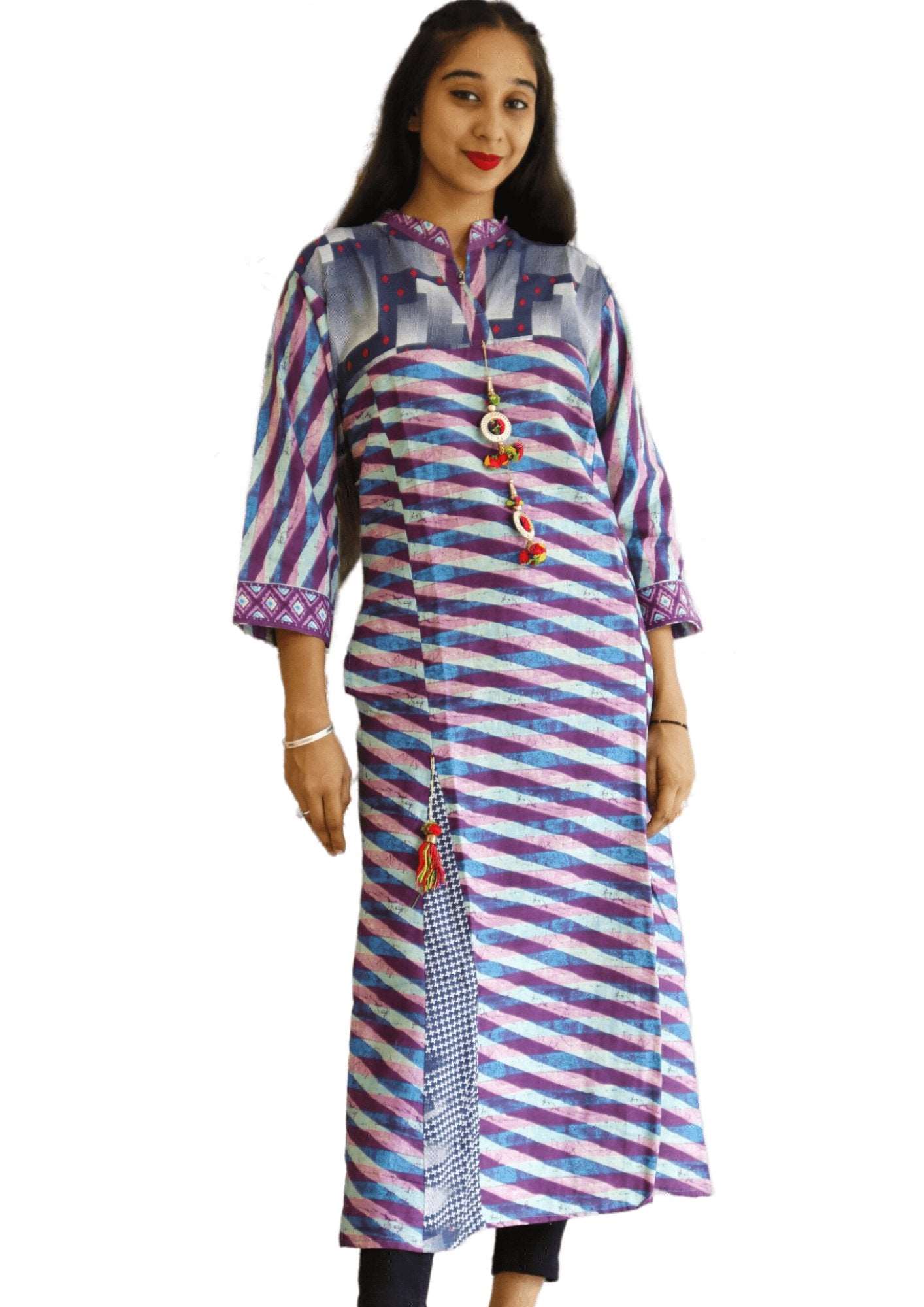Cotton Long Kurti - M&Y Pehnava