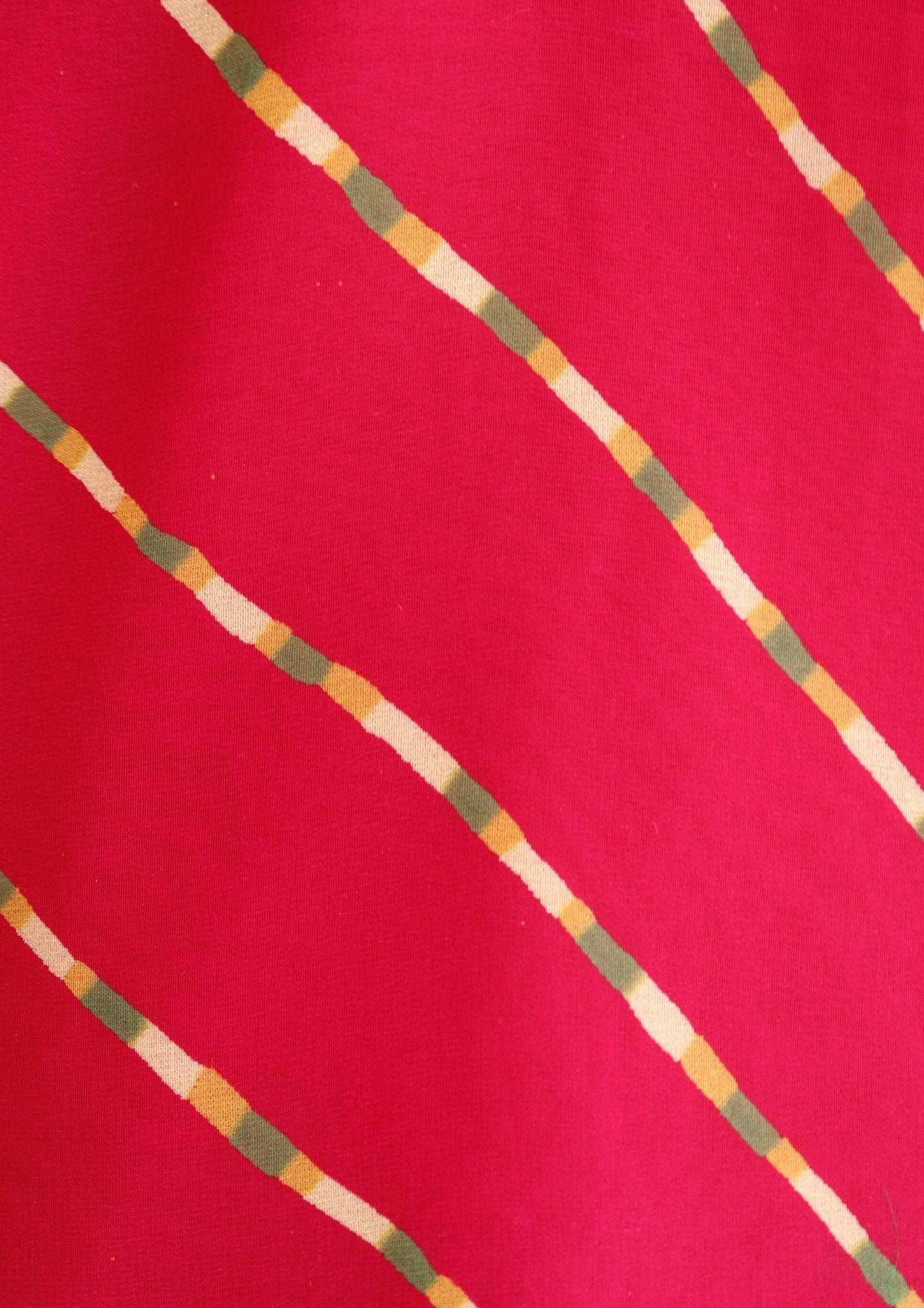 Leheriya Straight Kurti - M&Y Pehnava