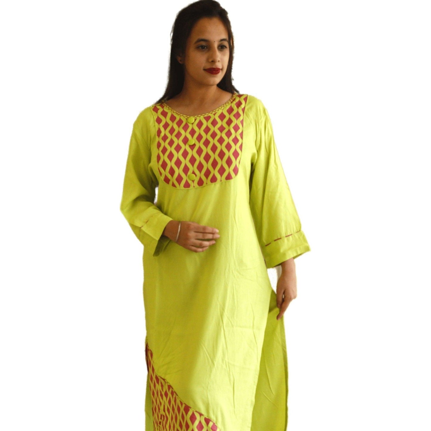 Cotton Casual Kurti - M&Y Pehnava