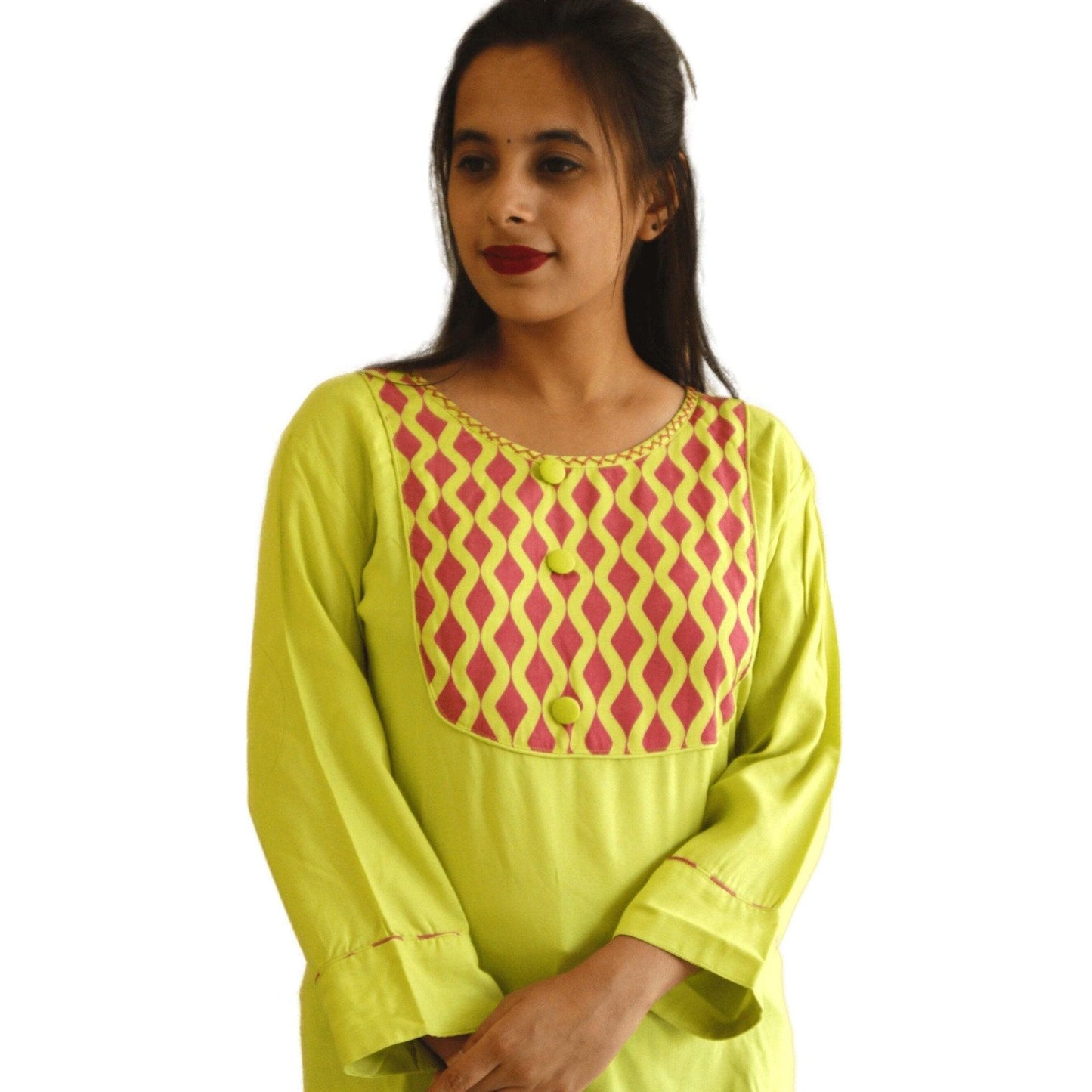 Cotton Casual Kurti - M&Y Pehnava