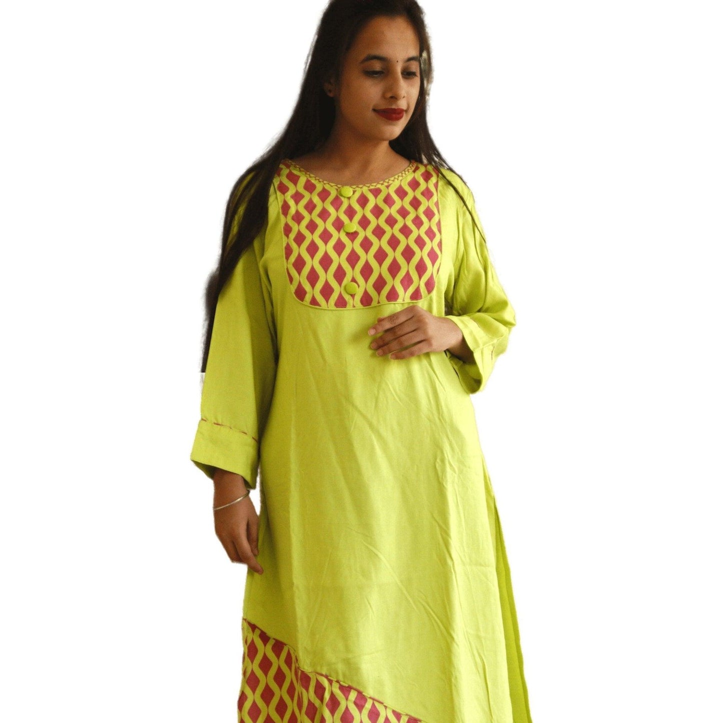 Cotton Casual Kurti - M&Y Pehnava