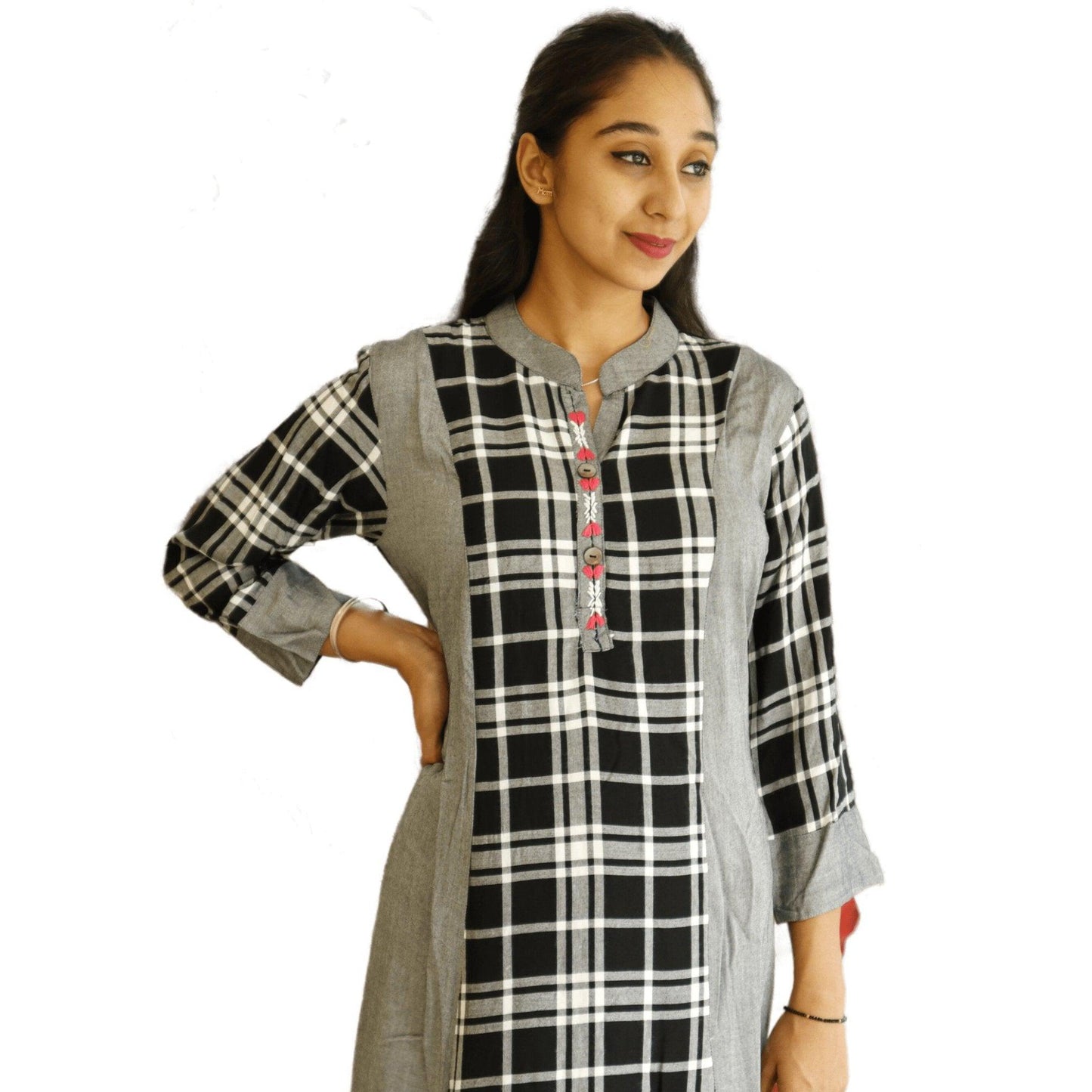 Rayon Printed Flair Kurti - M&Y Pehnava