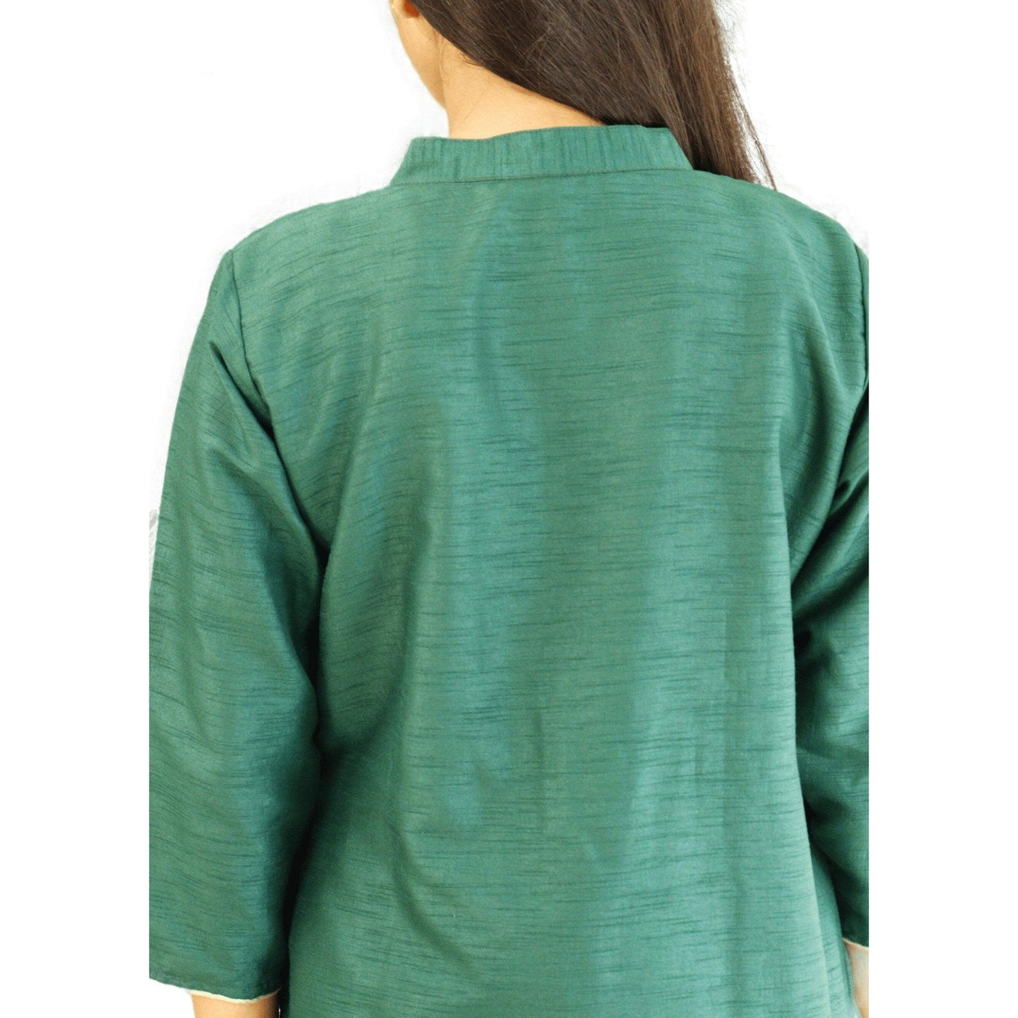 Tussar Silk Straight Kurti - M&Y Pehnava