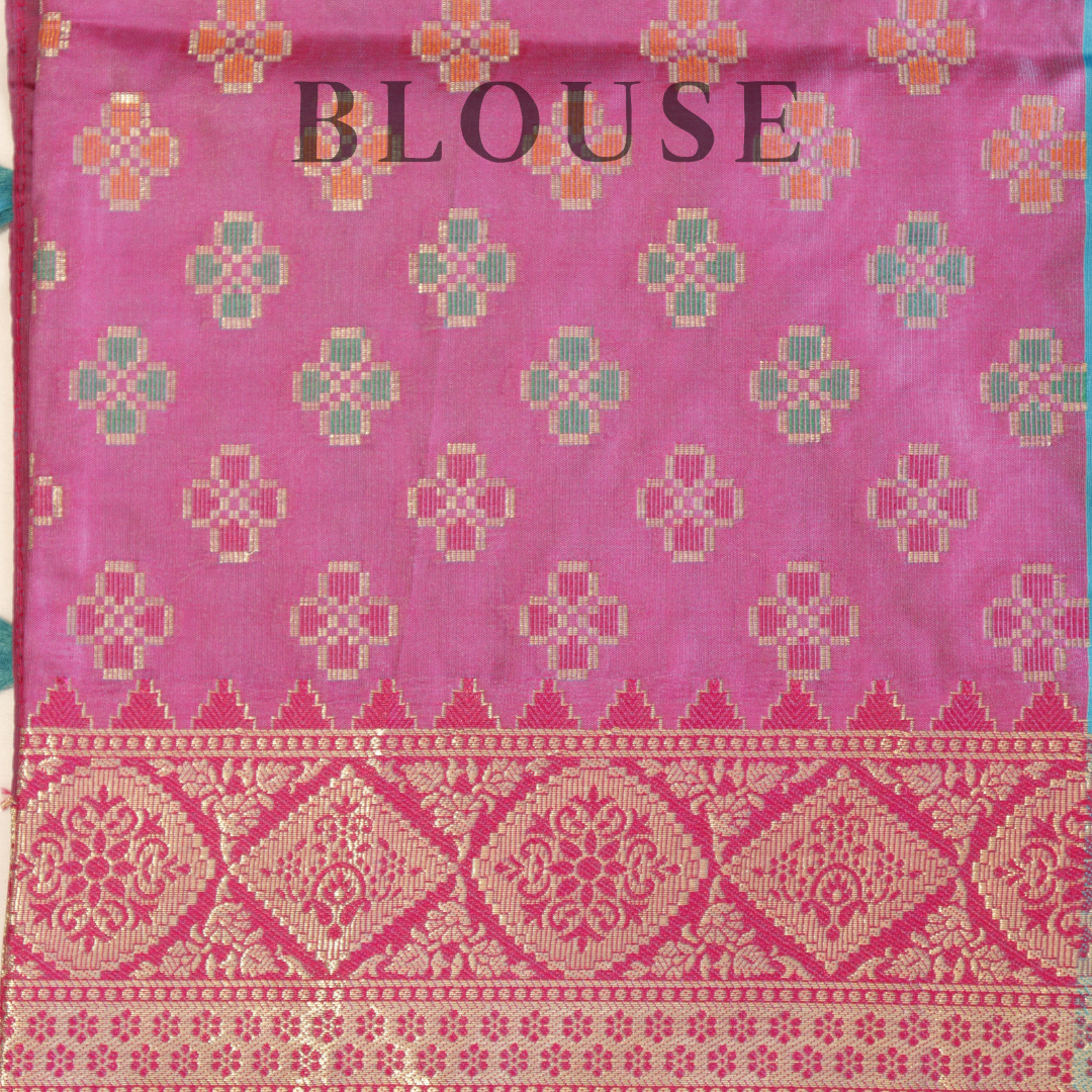 Floral Printed Lace Work Muslin Co-Ord Set - M&Y Pehnava