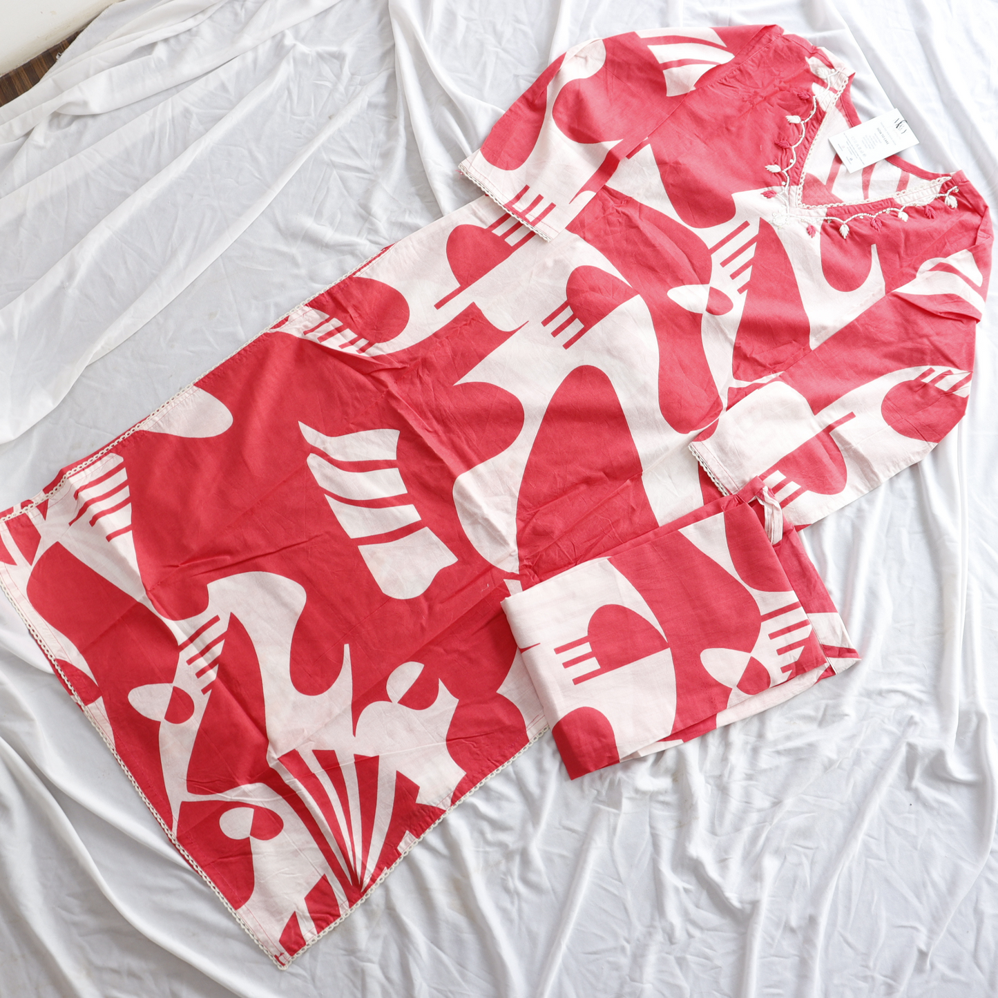 Pink Printed Co-Ord Set