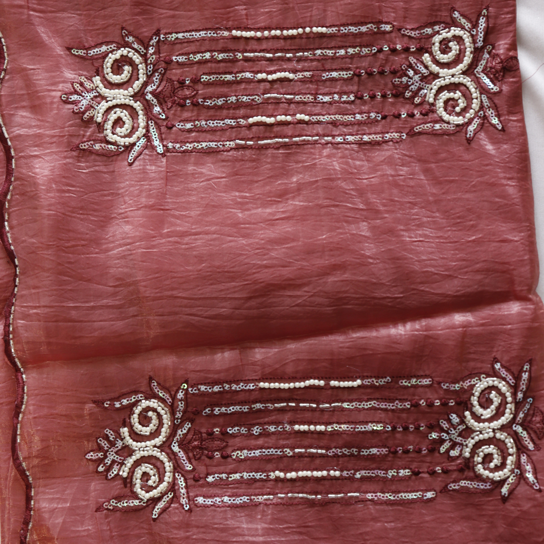 Organza Handwork Saree