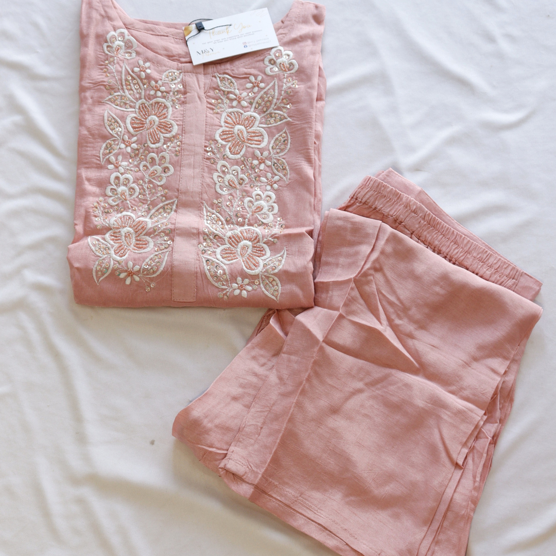 Baby Pink Co-Ord Set