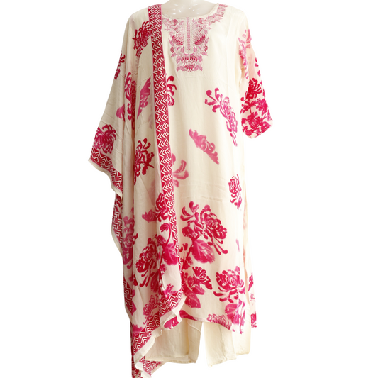 Pure Chinon Hand Brush Painted Suit Set for Women | Ethnic Wear Online – M&Y Pehnava