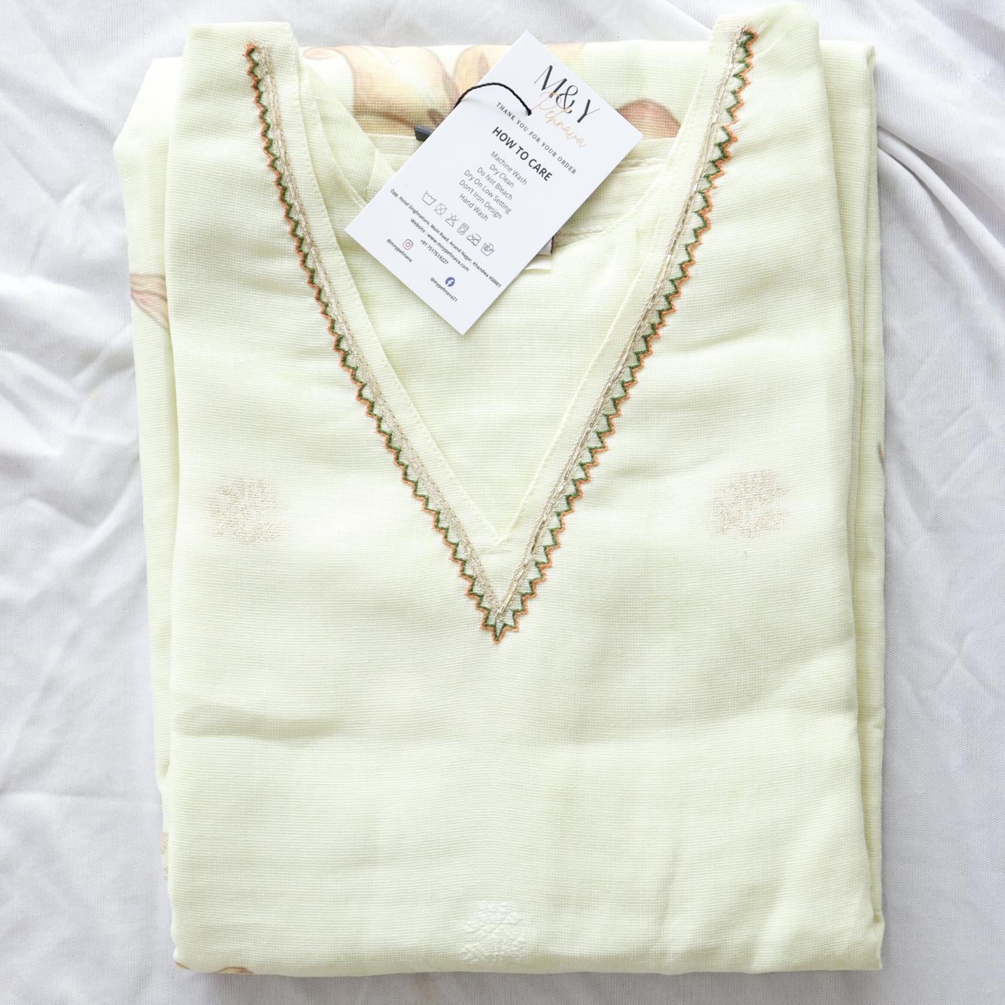 Pure Chanderi Cotton Suit Set