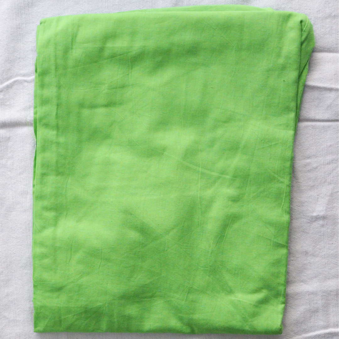 Parrot Green Cotton Suit Set
