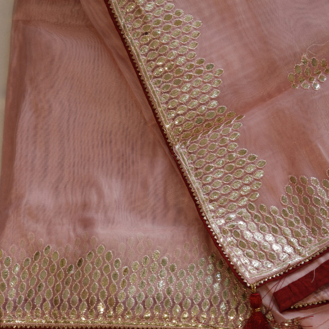 Net Embroidered Fancy Saree