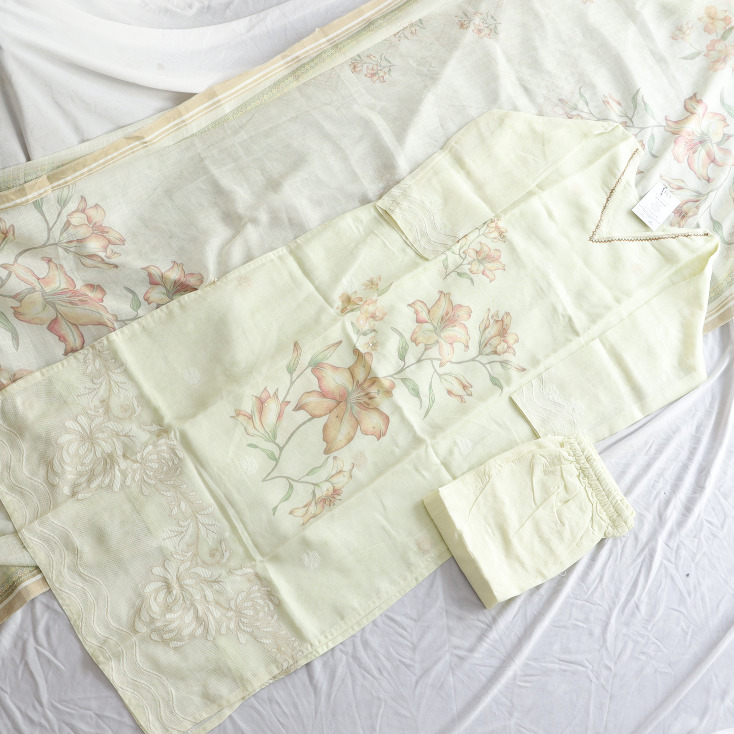 Pure Chanderi Cotton Suit Set
