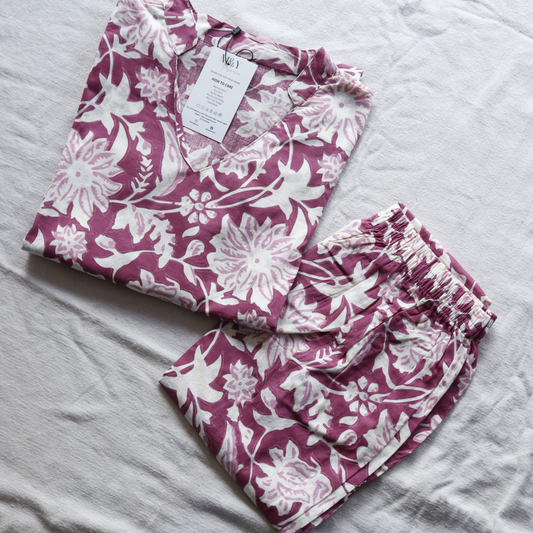 Lilac Cotton Coord Set