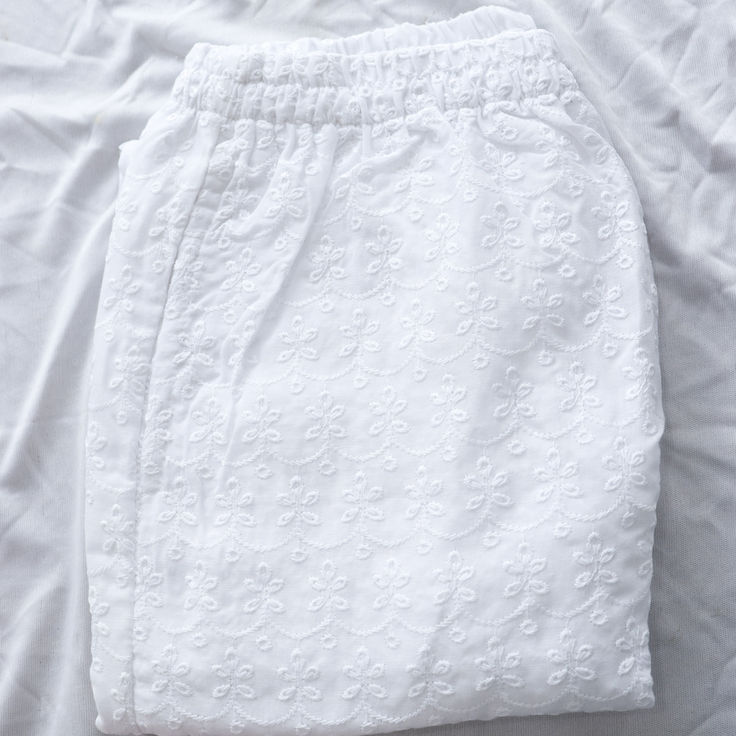 Baby Pink Pure Cotton Suit Set