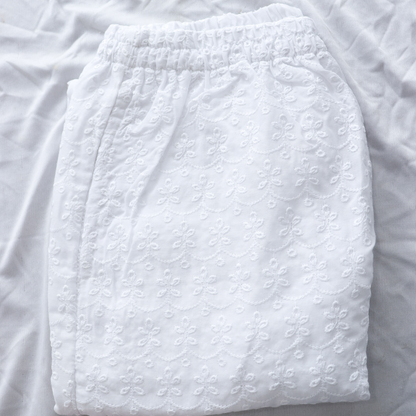 Baby Pink Pure Cotton Suit Set