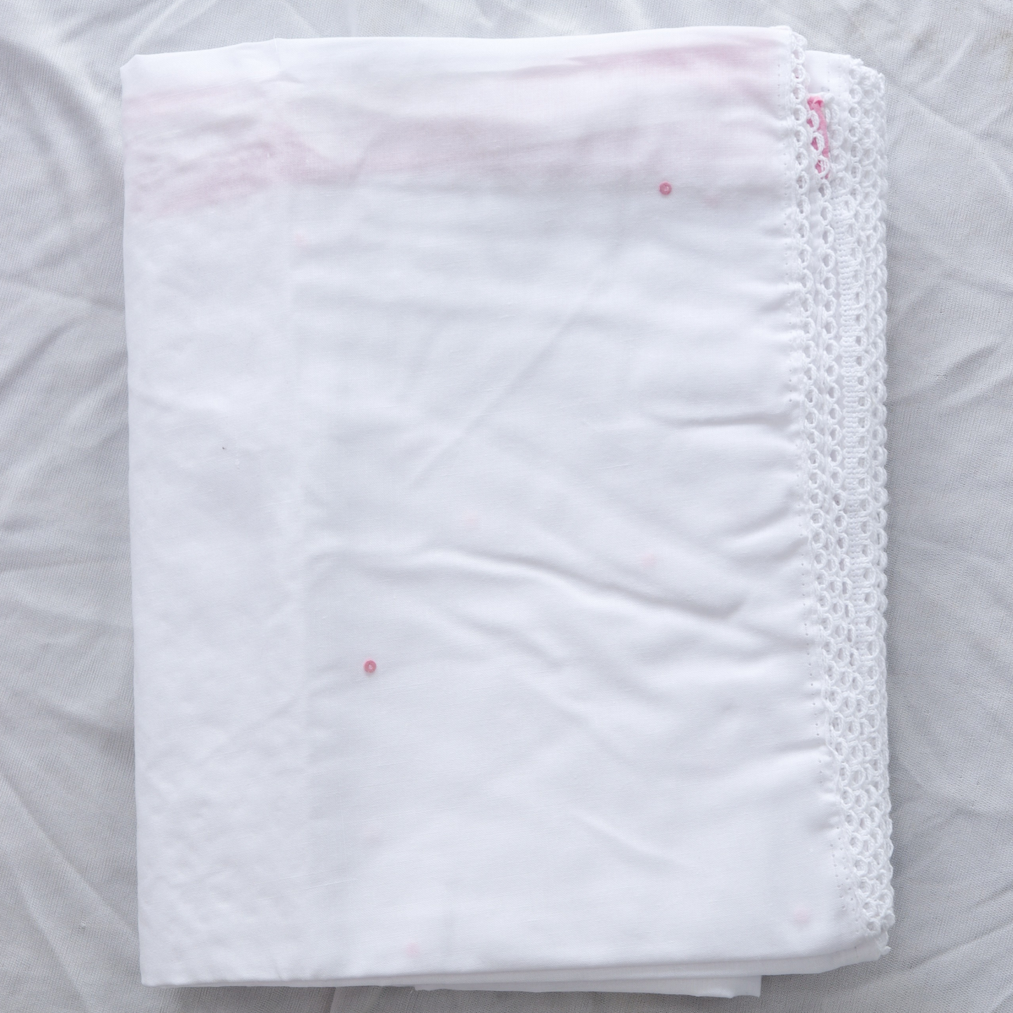 Baby Pink Pure Cotton Suit Set
