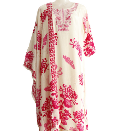 Pure Chinon Hand Brush Painted Suit Set for Women | Ethnic Wear Online – M&Y Pehnava