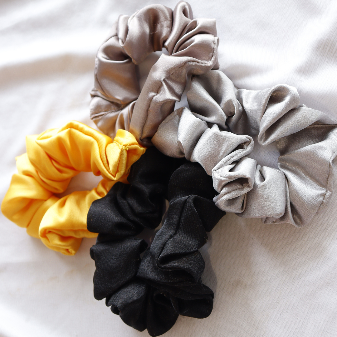 Multicolor - Set Of 4 Scrunchies