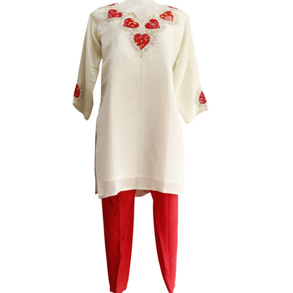 Bandhej Tissue Shimmer Co-Ord Set for Festivals – Buy Online | M&Y Pehnava