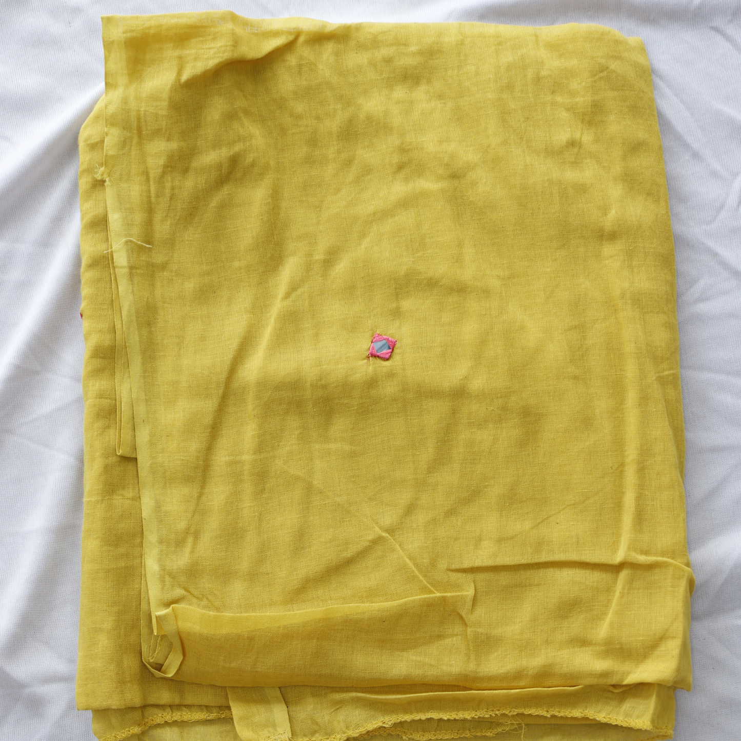 Mustard A-Line Pure Cotton Suit Set