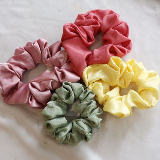 Vibrant - Set Of 4 Scrunchies