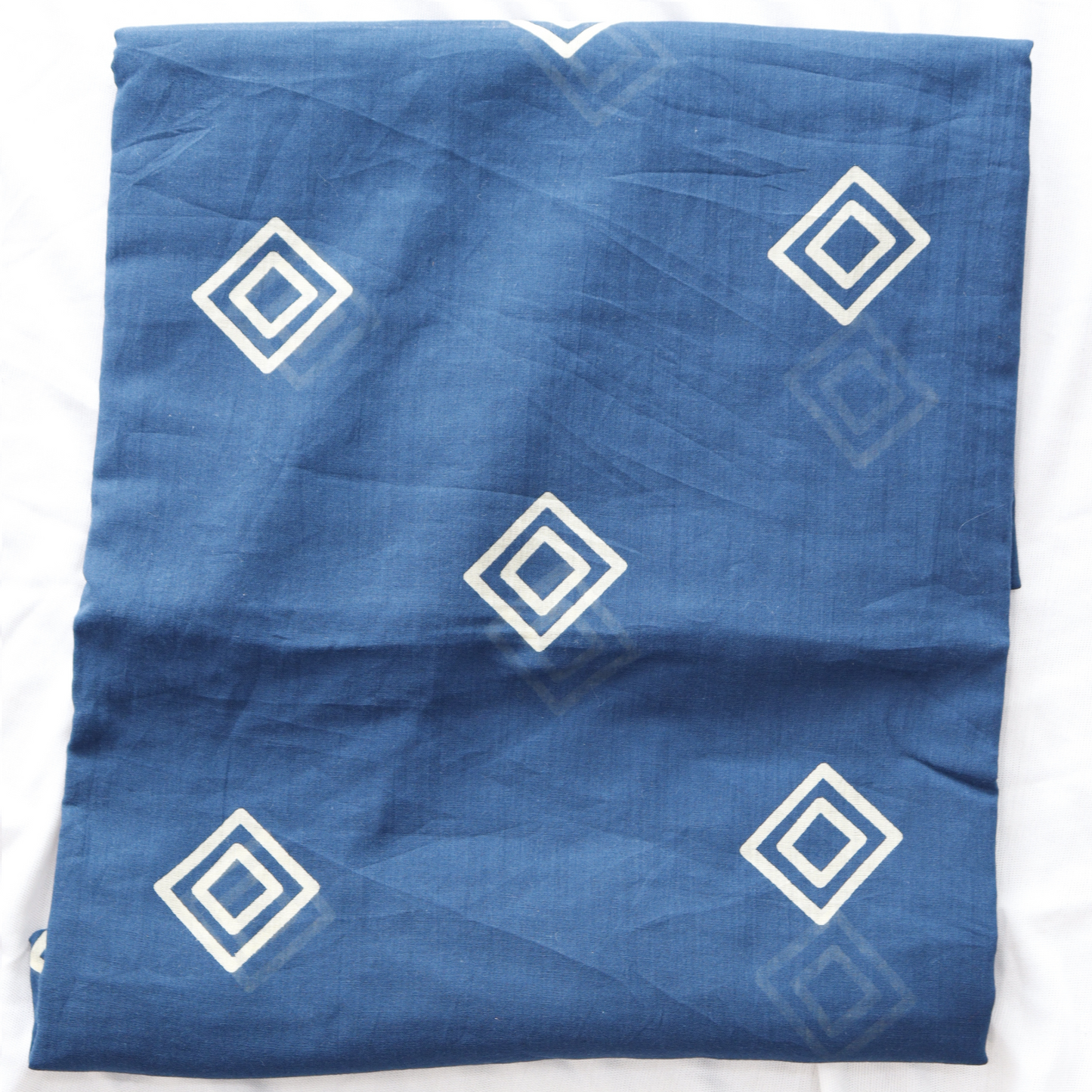 Blue Beads Work Suit Set
