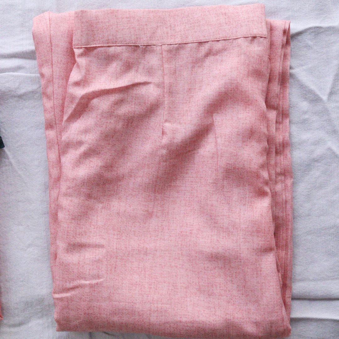 Pink V-Neck Co-Ord Set