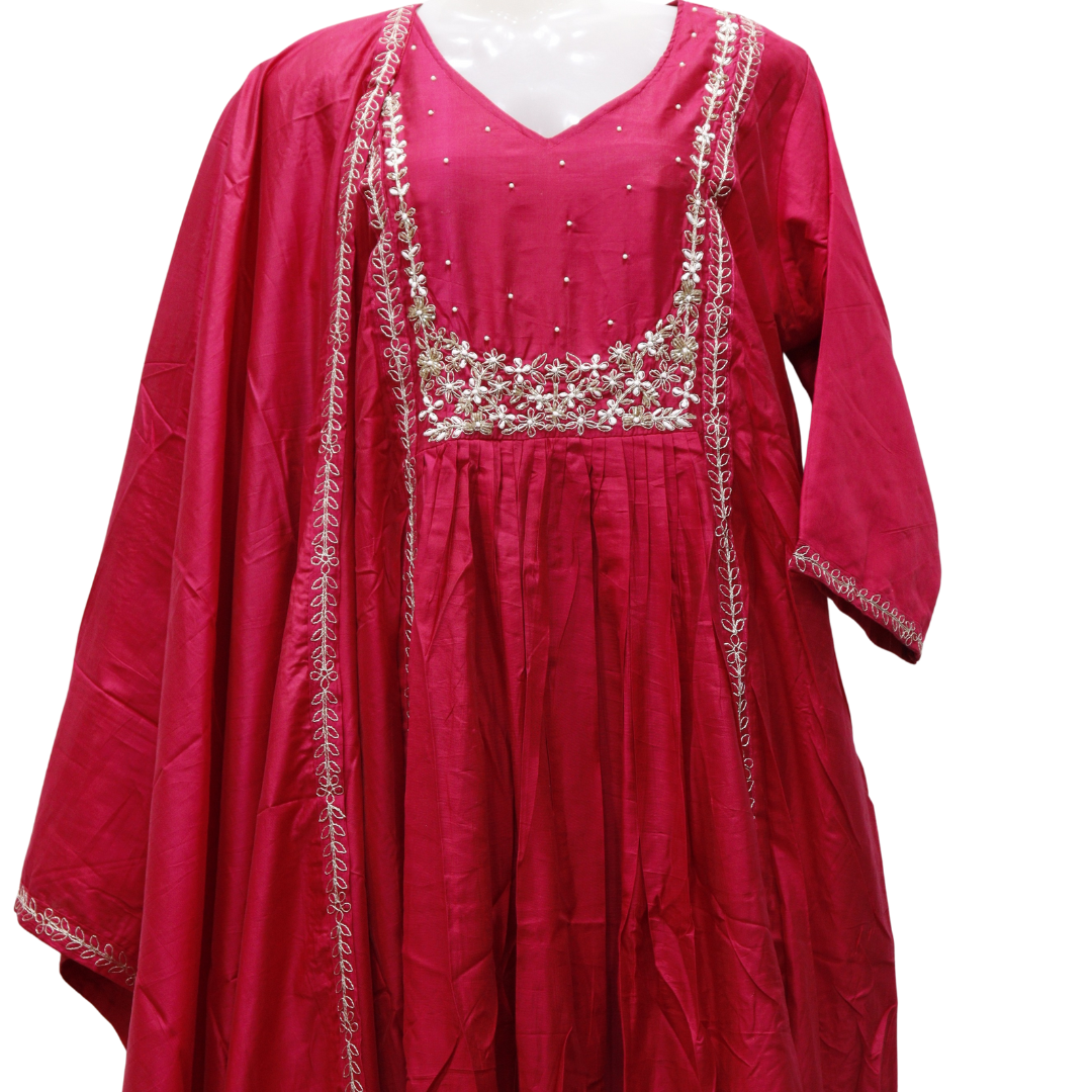 Plus Size Hand Work KarwaChauth Suit Set - Buy Online | M&Y Pehnava
