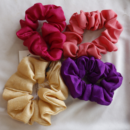 MultiColor - Set Of 4 Scrunchies