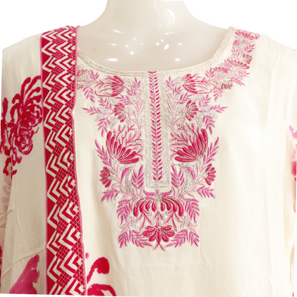 Pure Chinon Hand Brush Painted Suit Set for Women | Ethnic Wear Online – M&Y Pehnava