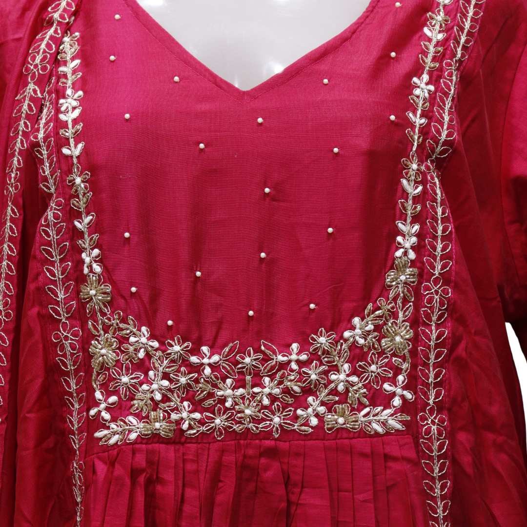 Plus Size Hand Work KarwaChauth Suit Set - Buy Online | M&Y Pehnava